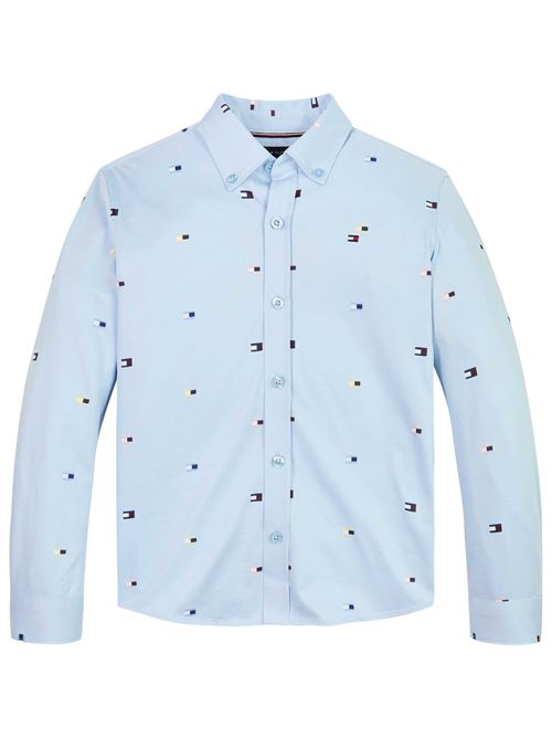 Camicia celeste TOMMY HILFIGER | KB09136C1Z